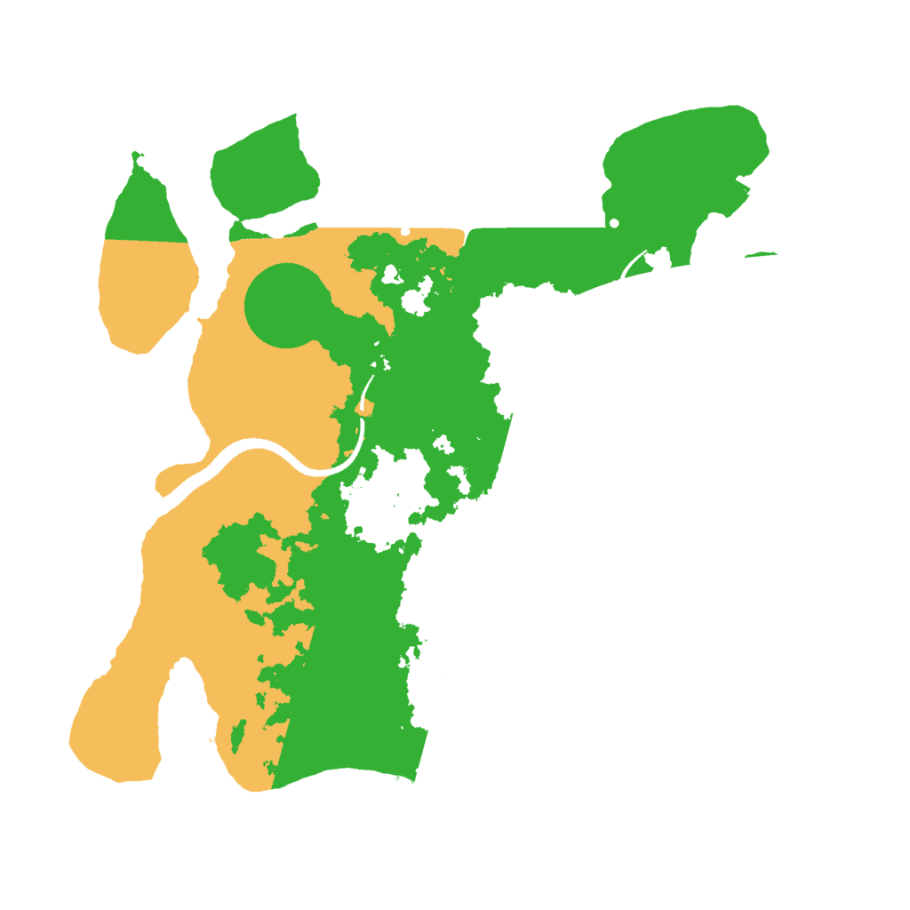 Biome Rust Map: Procedural Map, Size: 2850, Seed: 974469926