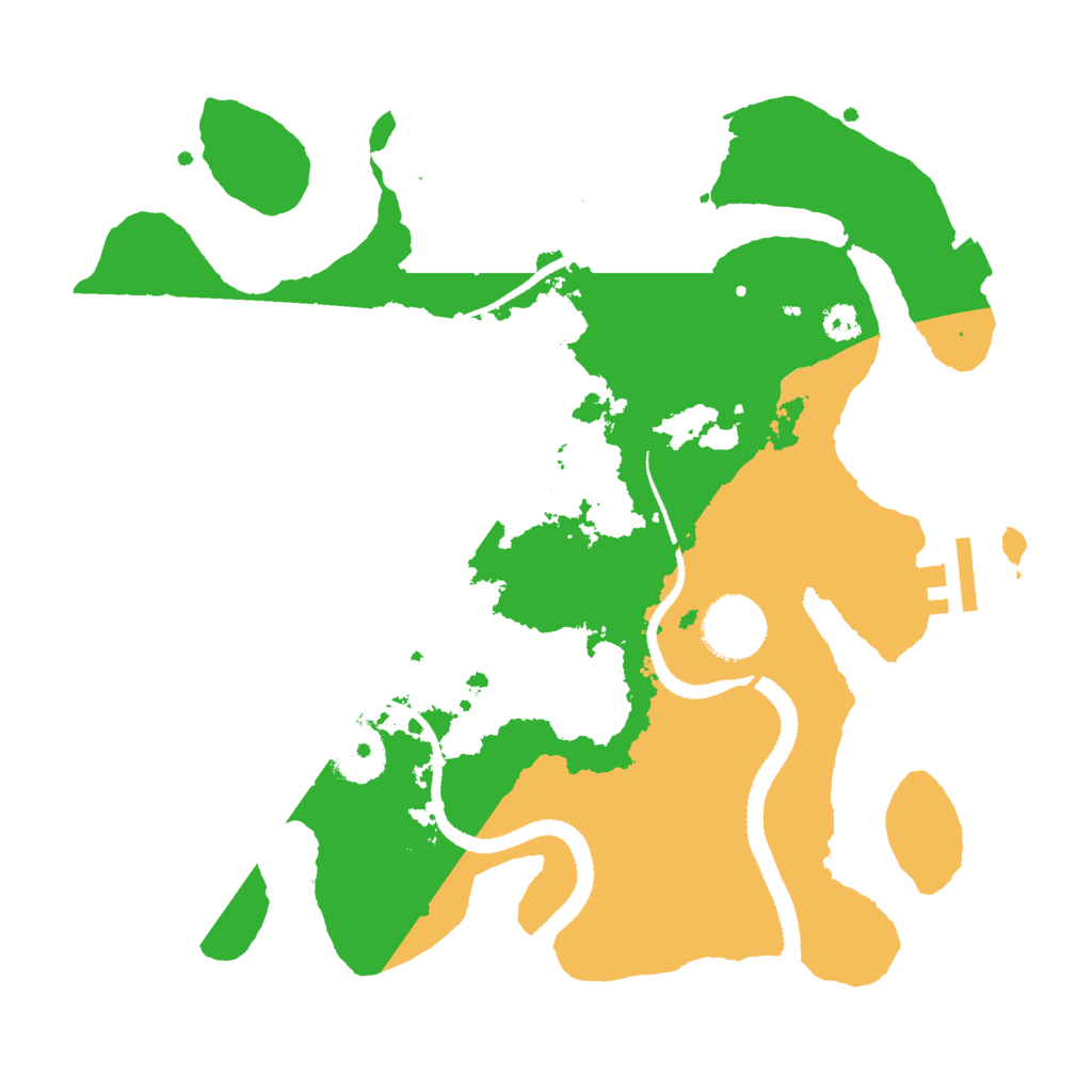 Biome Rust Map: Procedural Map, Size: 3000, Seed: 1838779389