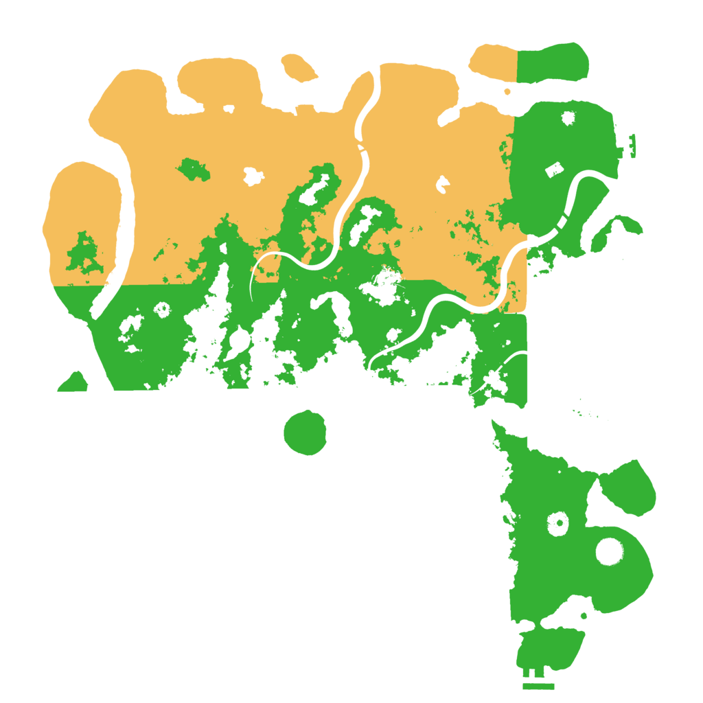 Biome Rust Map: Procedural Map, Size: 4500, Seed: 69038093