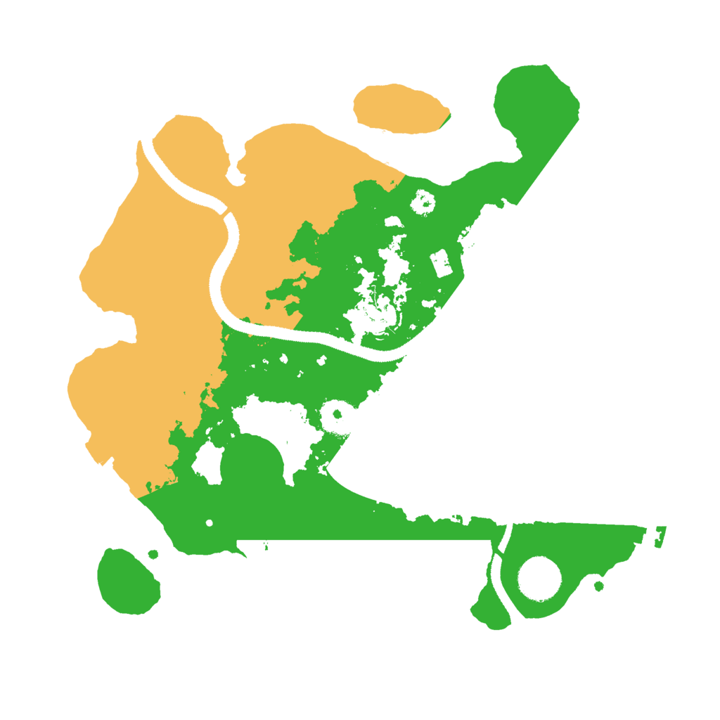 Biome Rust Map: Procedural Map, Size: 3000, Seed: 39039