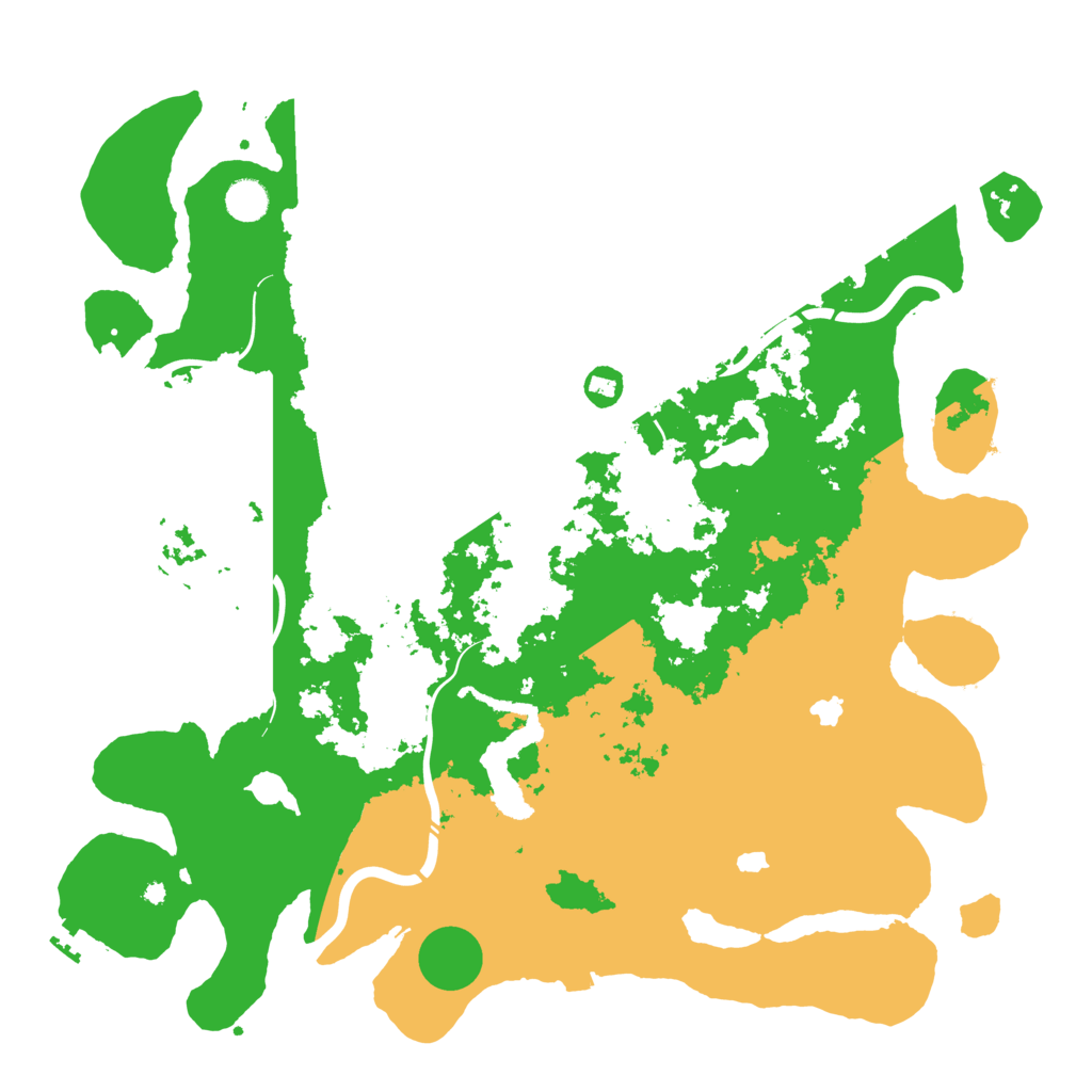 Biome Rust Map: Procedural Map, Size: 4500, Seed: 1892945667