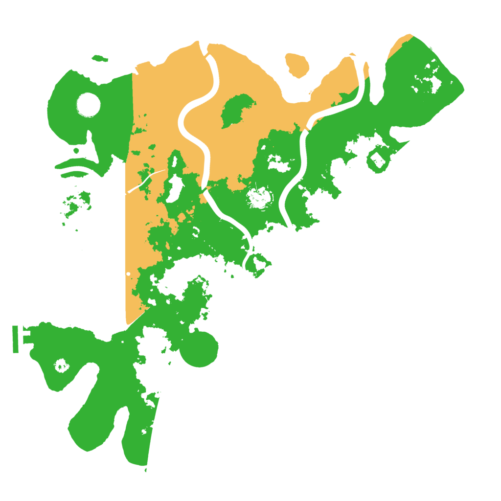 Biome Rust Map: Procedural Map, Size: 3700, Seed: 1356377560