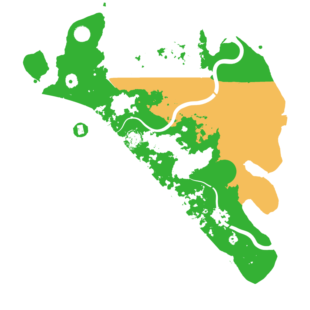 Biome Rust Map: Procedural Map, Size: 3500, Seed: 403581182