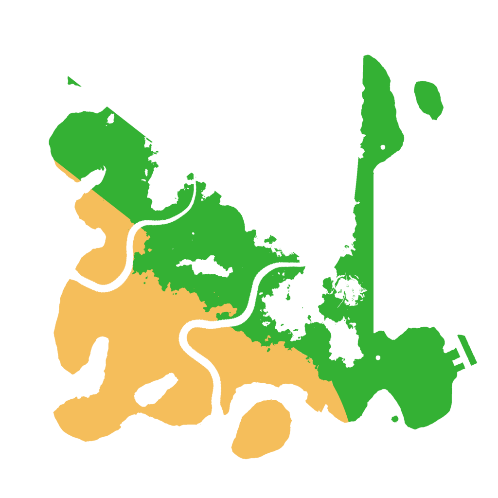 Biome Rust Map: Procedural Map, Size: 3000, Seed: 31061643