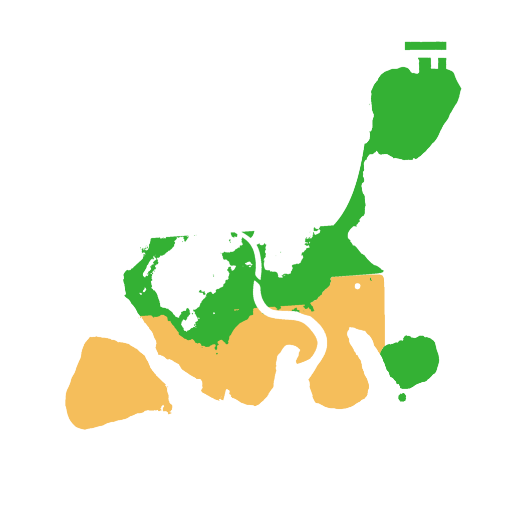 Biome Rust Map: Procedural Map, Size: 2500, Seed: 859201