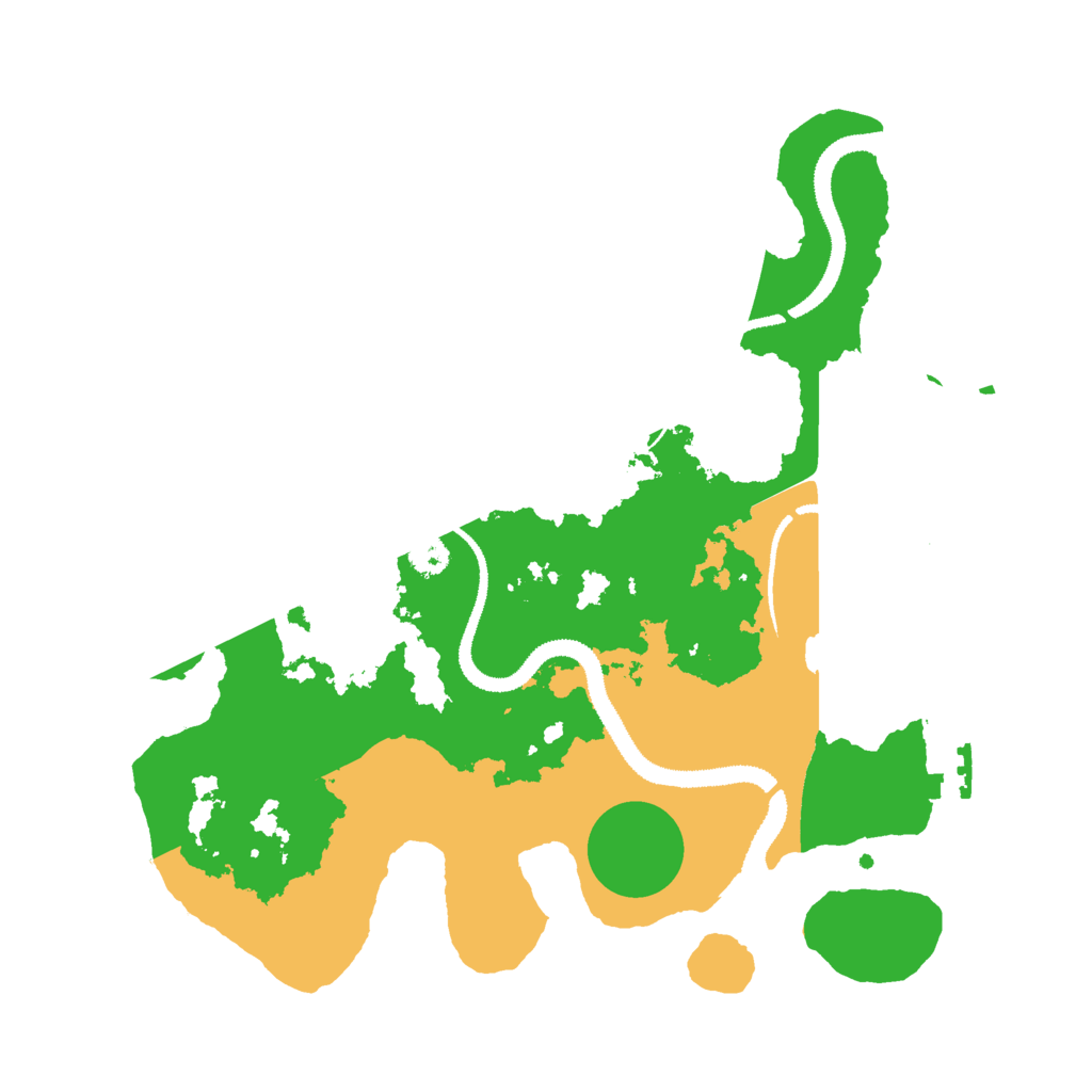 Biome Rust Map: Procedural Map, Size: 3000, Seed: 1390974825