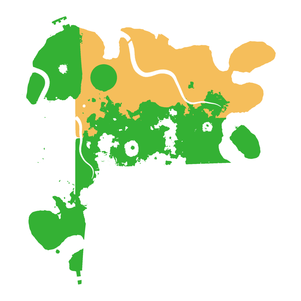 Biome Rust Map: Procedural Map, Size: 3000, Seed: 78582