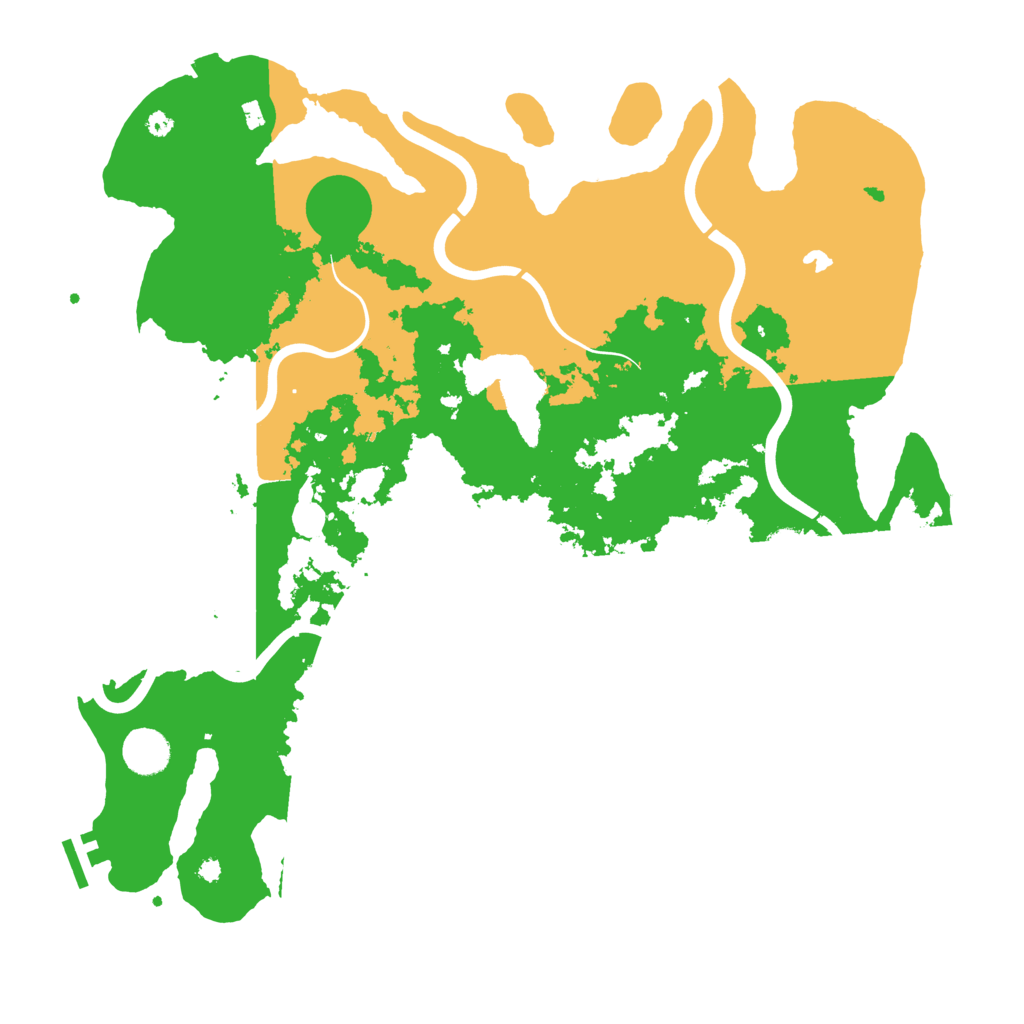 Biome Rust Map: Procedural Map, Size: 4100, Seed: 1586544958