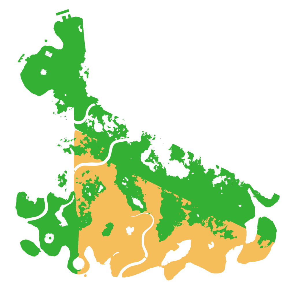 Biome Rust Map: Procedural Map, Size: 4500, Seed: 839897068