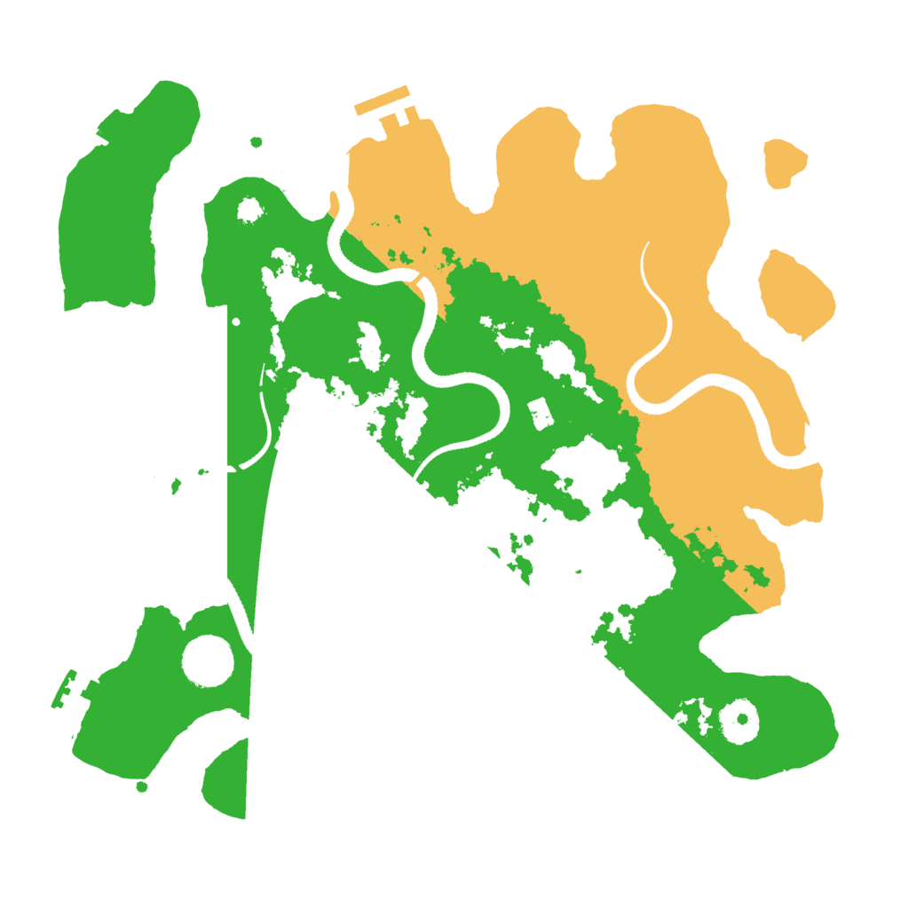 Biome Rust Map: Procedural Map, Size: 3250, Seed: 1397160898