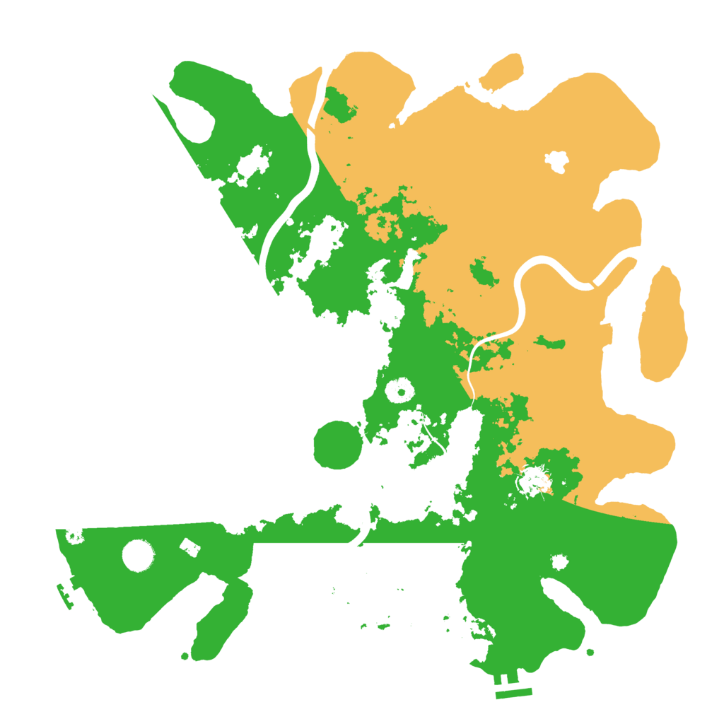 Biome Rust Map: Procedural Map, Size: 4000, Seed: 510909750