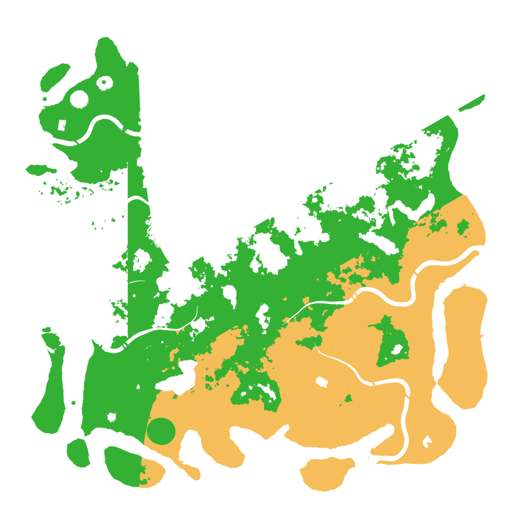 Biome Rust Map: Procedural Map, Size: 5001, Seed: 334753