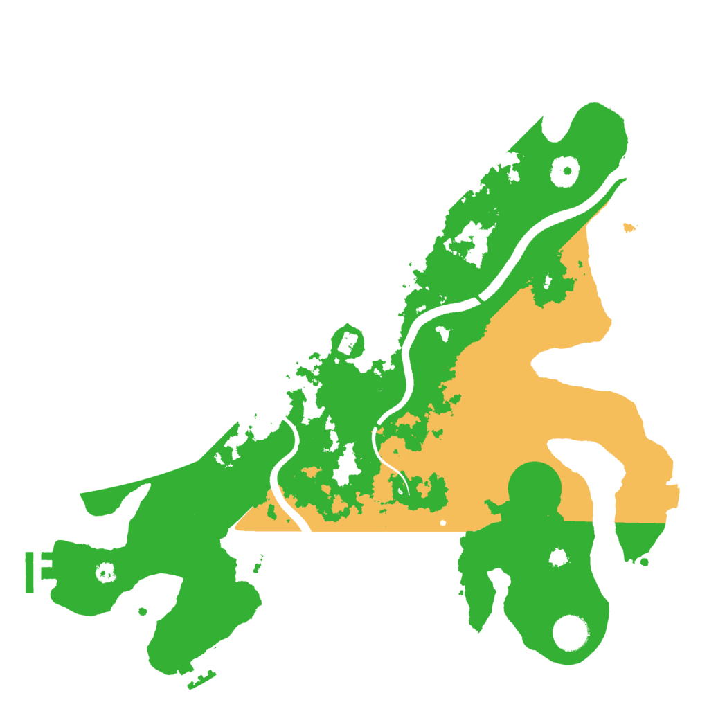 Biome Rust Map: Procedural Map, Size: 3500, Seed: 82860040