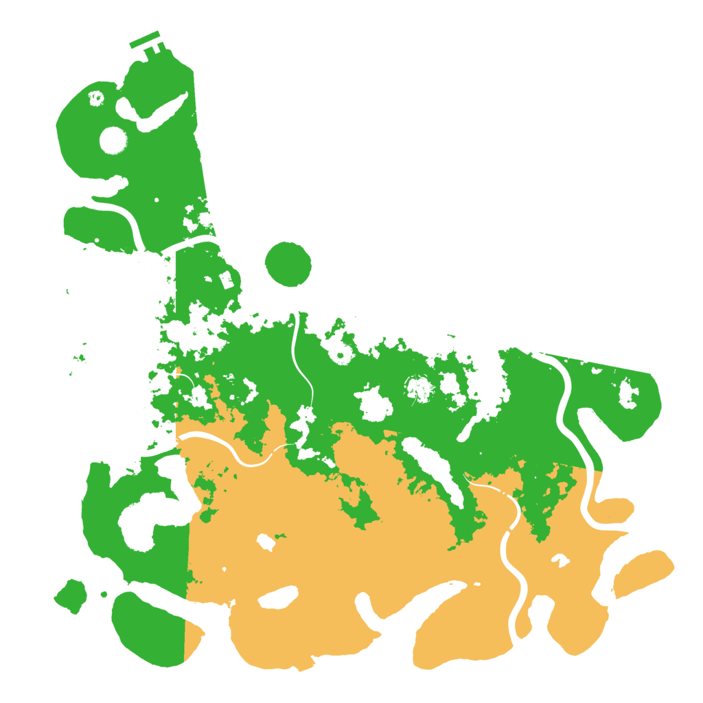 Biome Rust Map: Procedural Map, Size: 4500, Seed: 1406042975