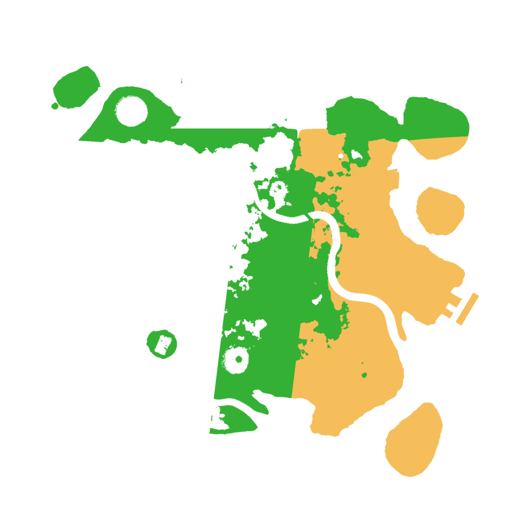 Biome Rust Map: Procedural Map, Size: 3000, Seed: 137282189