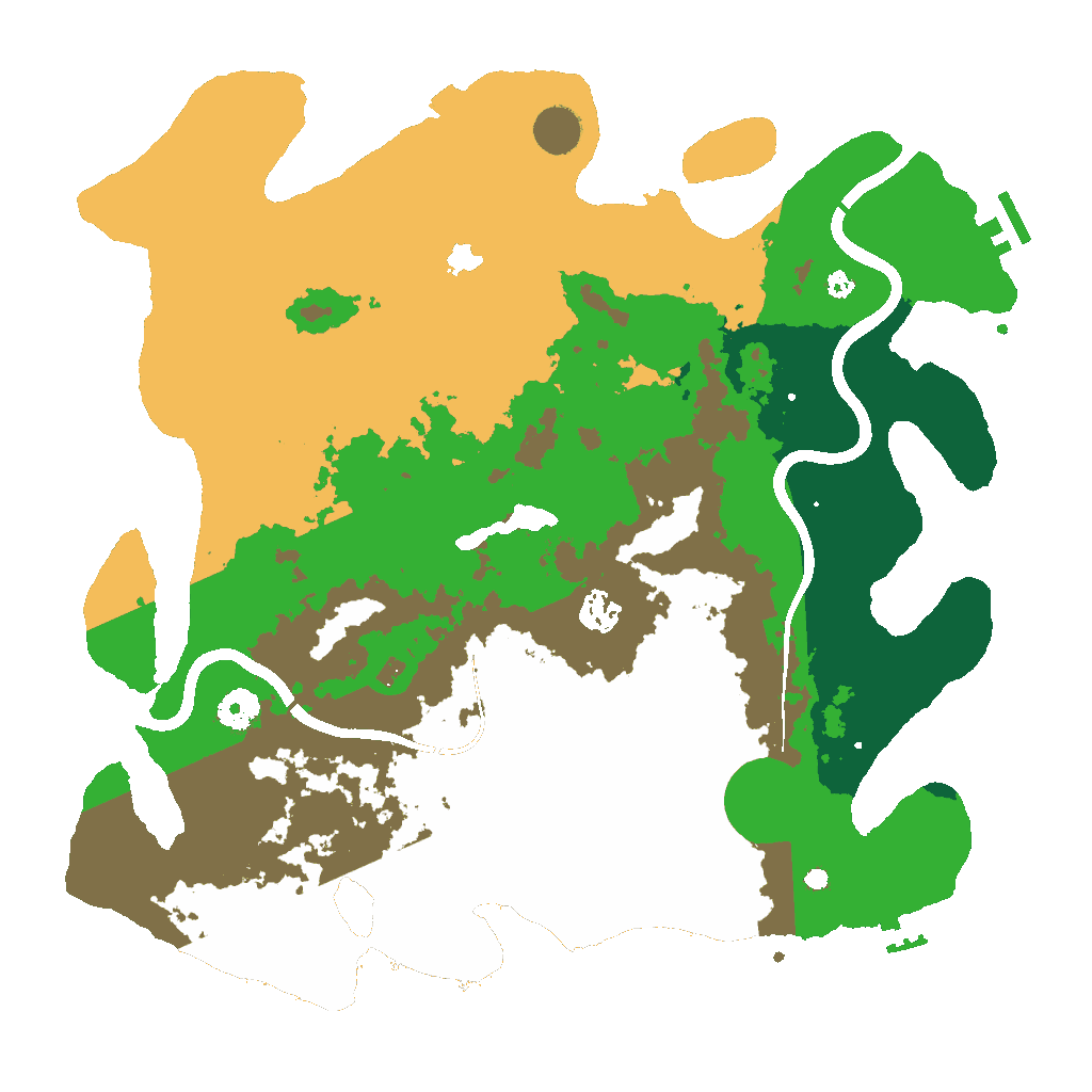 Biome Rust Map: Procedural Map, Size: 4000, Seed: 1048499029