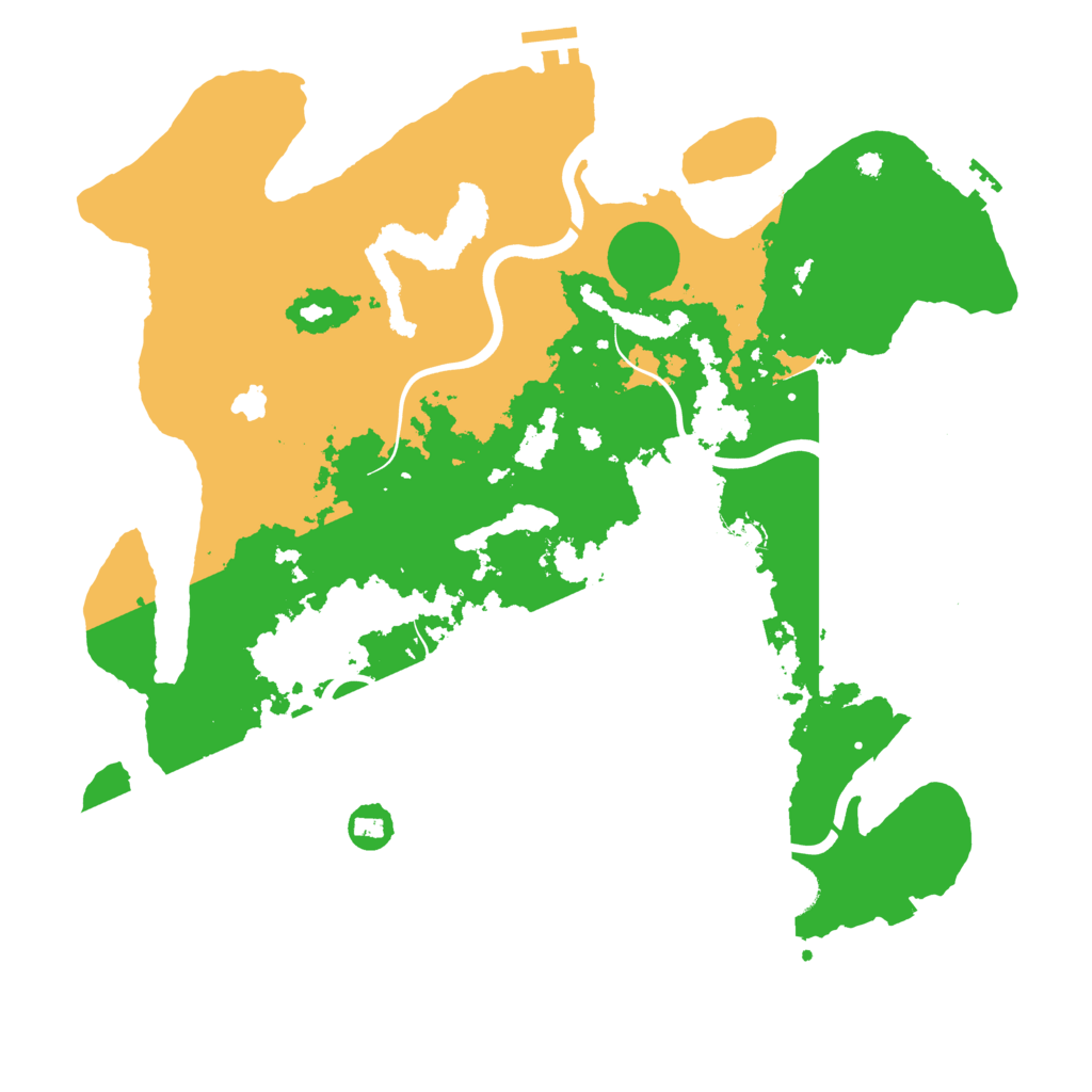 Biome Rust Map: Procedural Map, Size: 4000, Seed: 1048499029