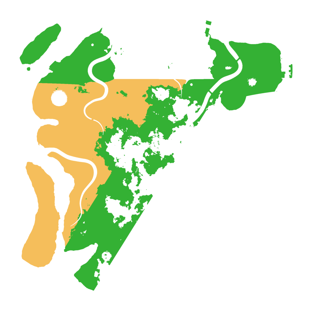 Biome Rust Map: Procedural Map, Size: 3500, Seed: 1079136775