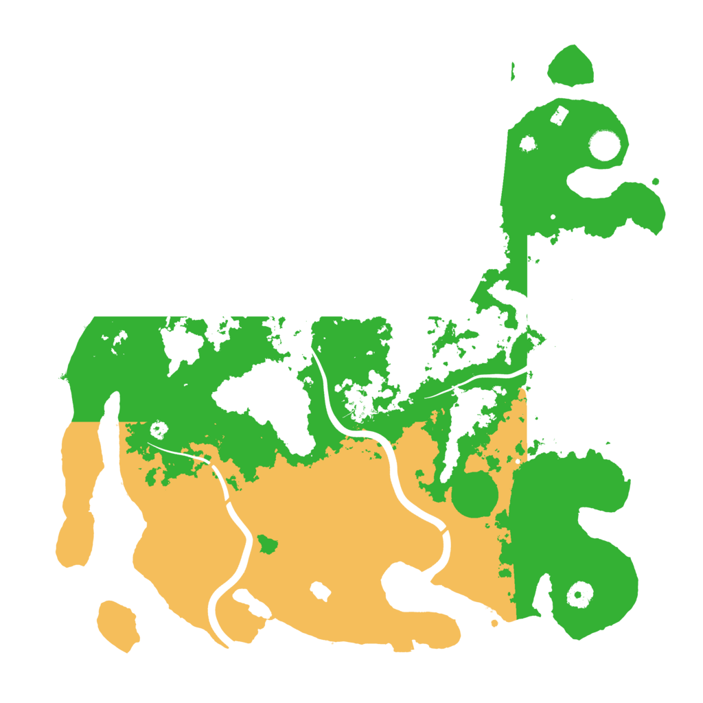 Biome Rust Map: Procedural Map, Size: 4050, Seed: 1582017887