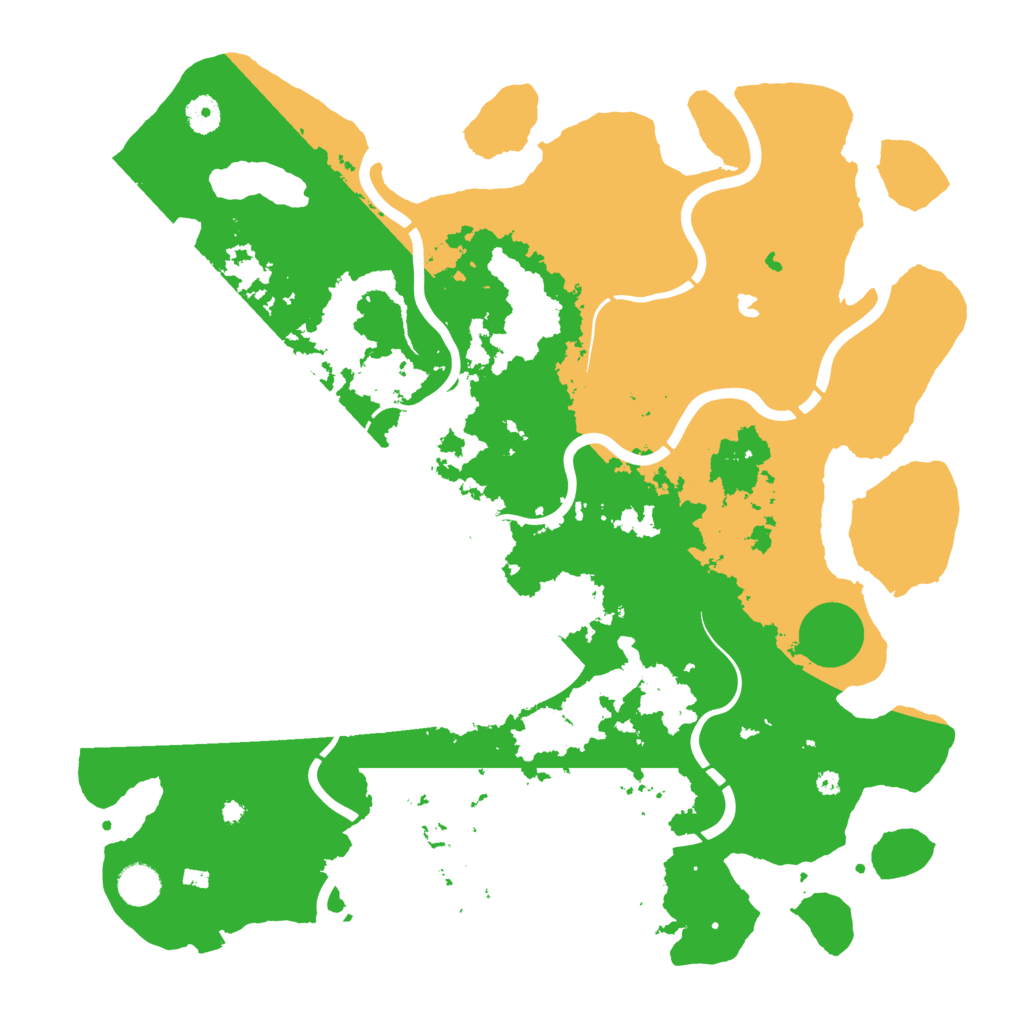 Biome Rust Map: Procedural Map, Size: 4250, Seed: 375896391