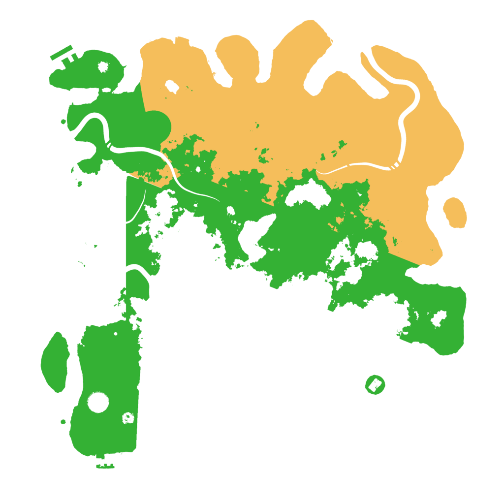 Biome Rust Map: Procedural Map, Size: 4250, Seed: 2057481902