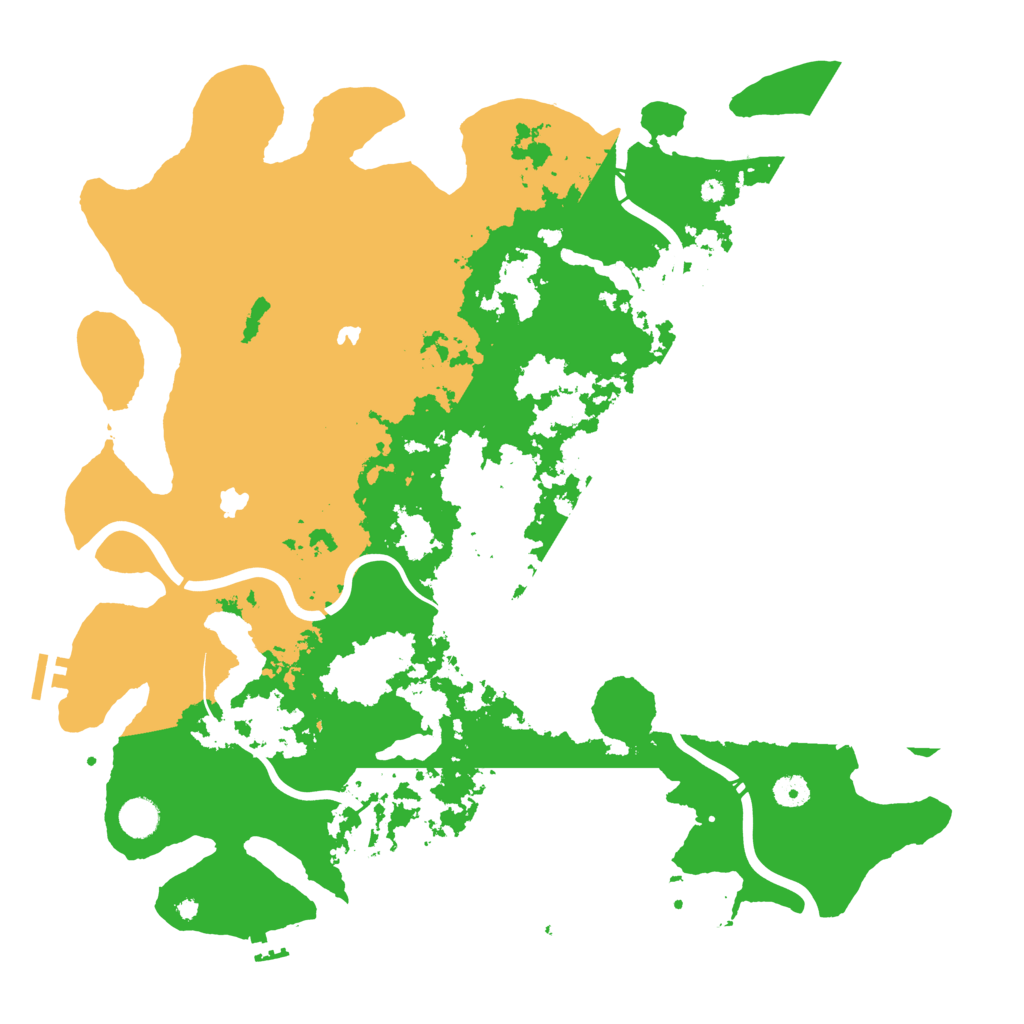 Biome Rust Map: Procedural Map, Size: 4500, Seed: 20260729