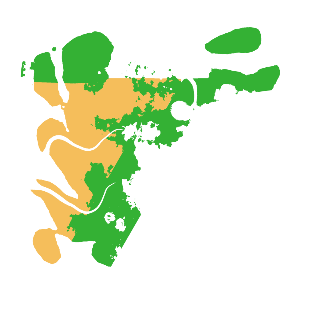 Biome Rust Map: Procedural Map, Size: 3000, Seed: 15635