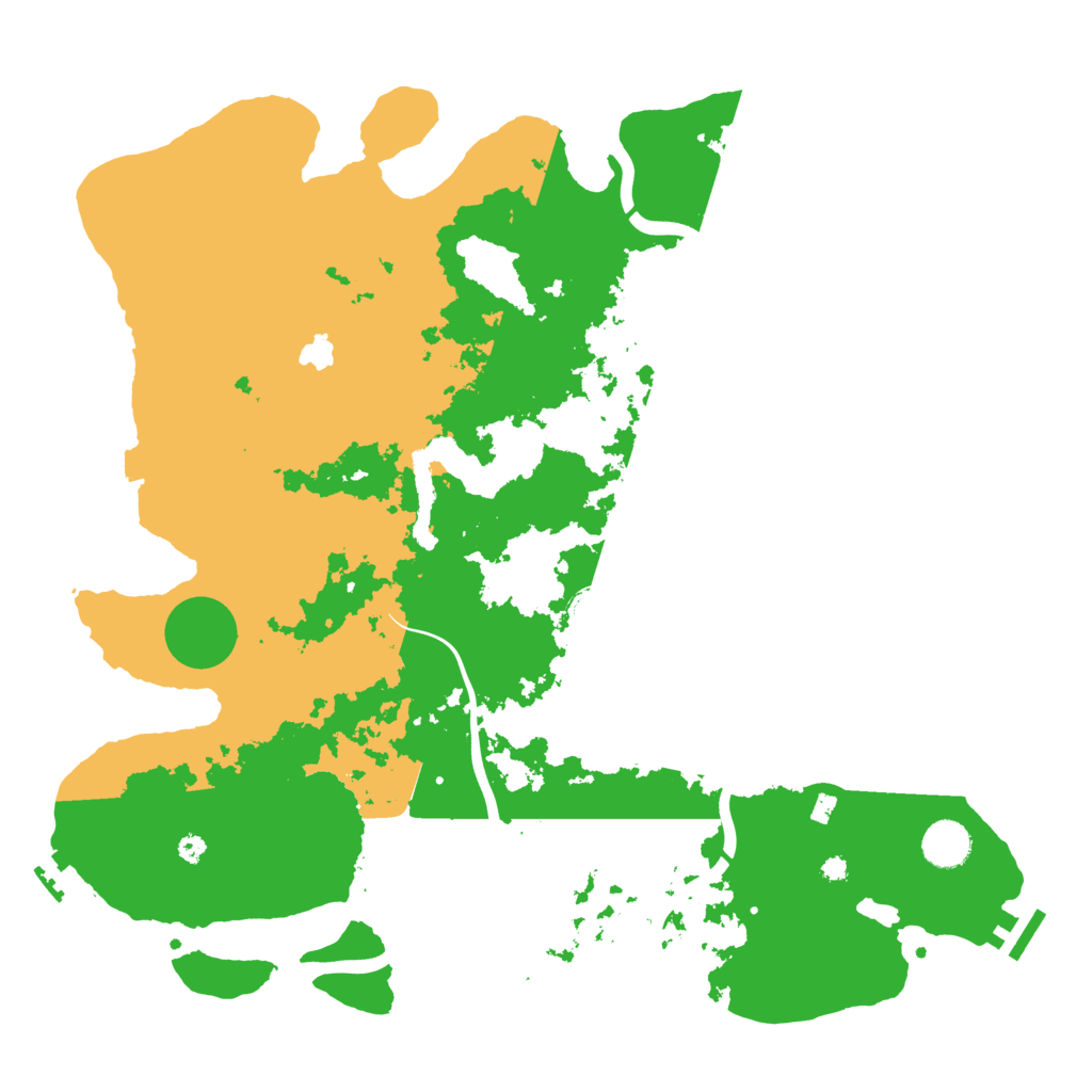 Biome Rust Map: Procedural Map, Size: 4000, Seed: 409181238