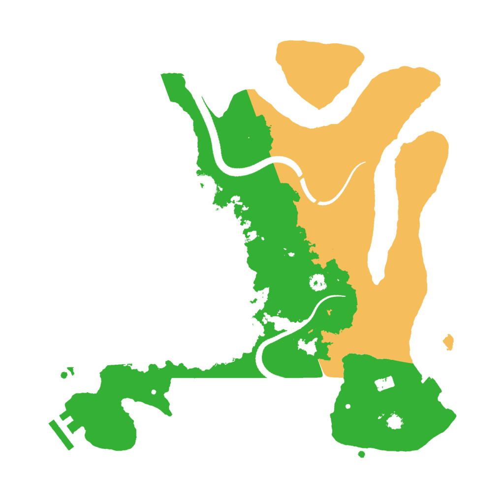 Biome Rust Map: Procedural Map, Size: 3000, Seed: 30178