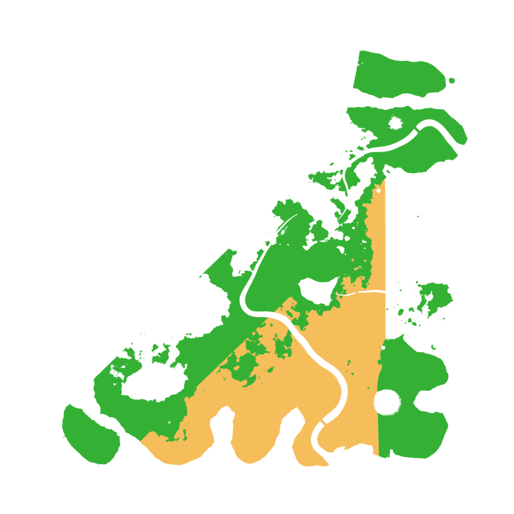 Biome Rust Map: Procedural Map, Size: 3500, Seed: 1563352217