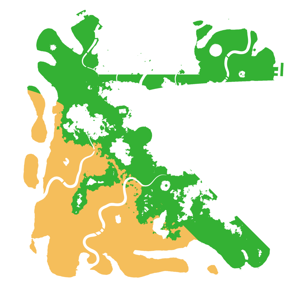 Biome Rust Map: Procedural Map, Size: 4500, Seed: 50752653