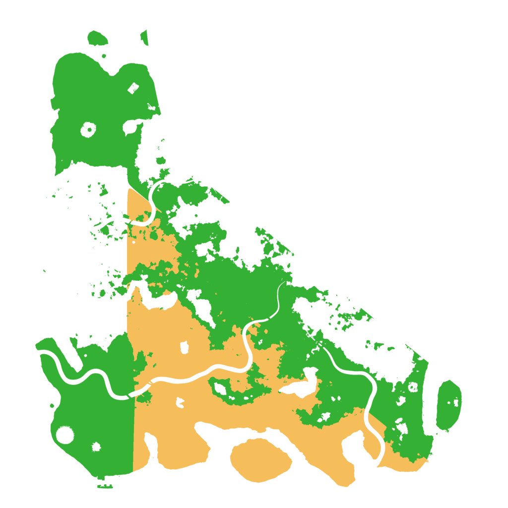 Biome Rust Map: Procedural Map, Size: 5000, Seed: 1274572