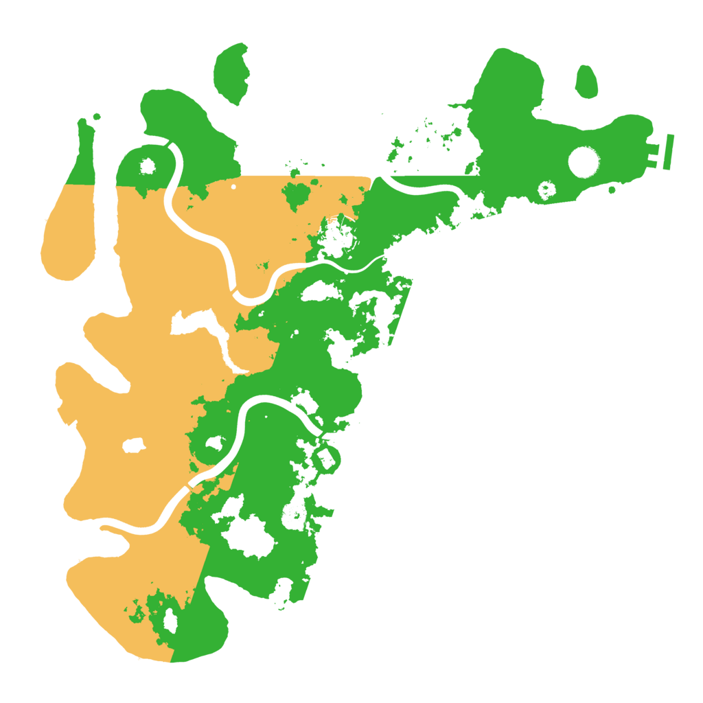 Biome Rust Map: Procedural Map, Size: 4000, Seed: 847291