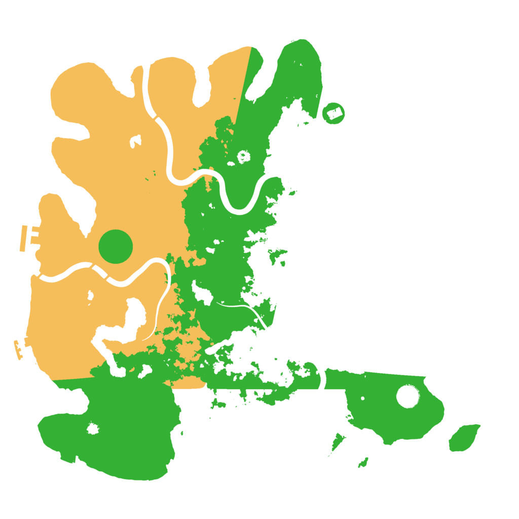 Biome Rust Map: Procedural Map, Size: 4000, Seed: 31081978
