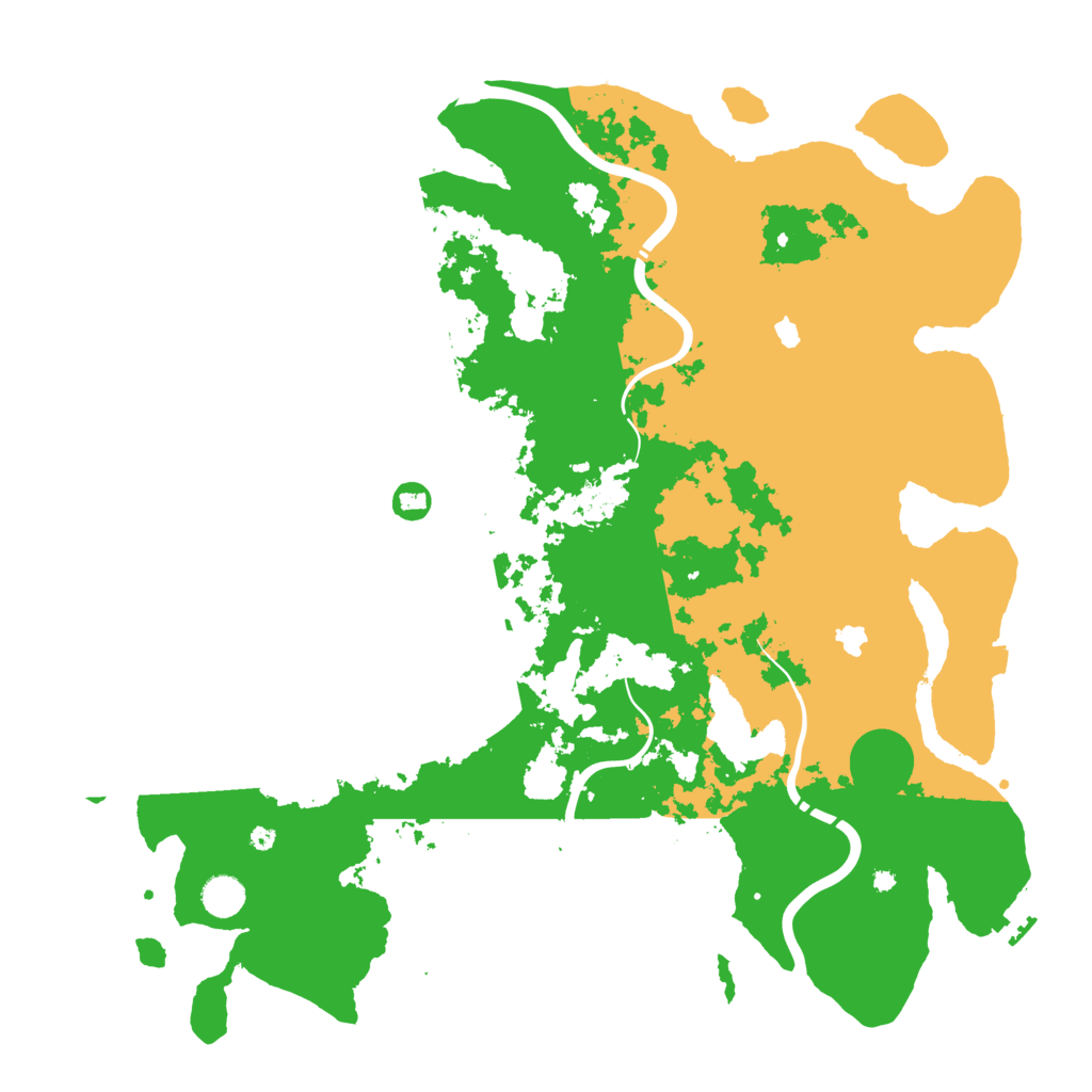 Biome Rust Map: Procedural Map, Size: 4500, Seed: 1210395022