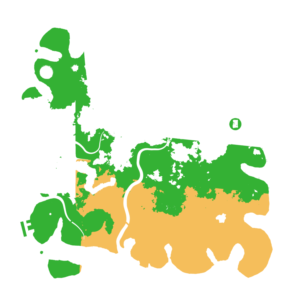 Biome Rust Map: Procedural Map, Size: 4000, Seed: 1327333752