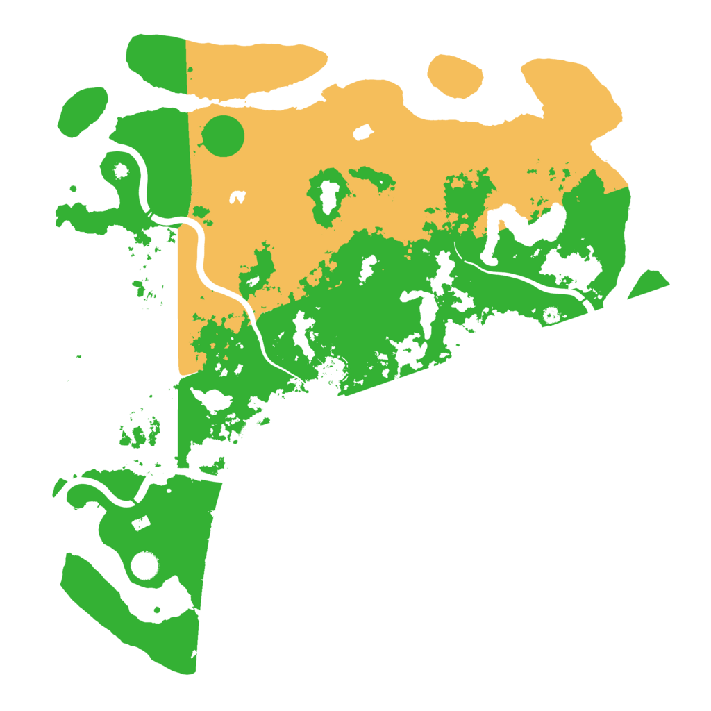 Biome Rust Map: Procedural Map, Size: 4500, Seed: 352293058