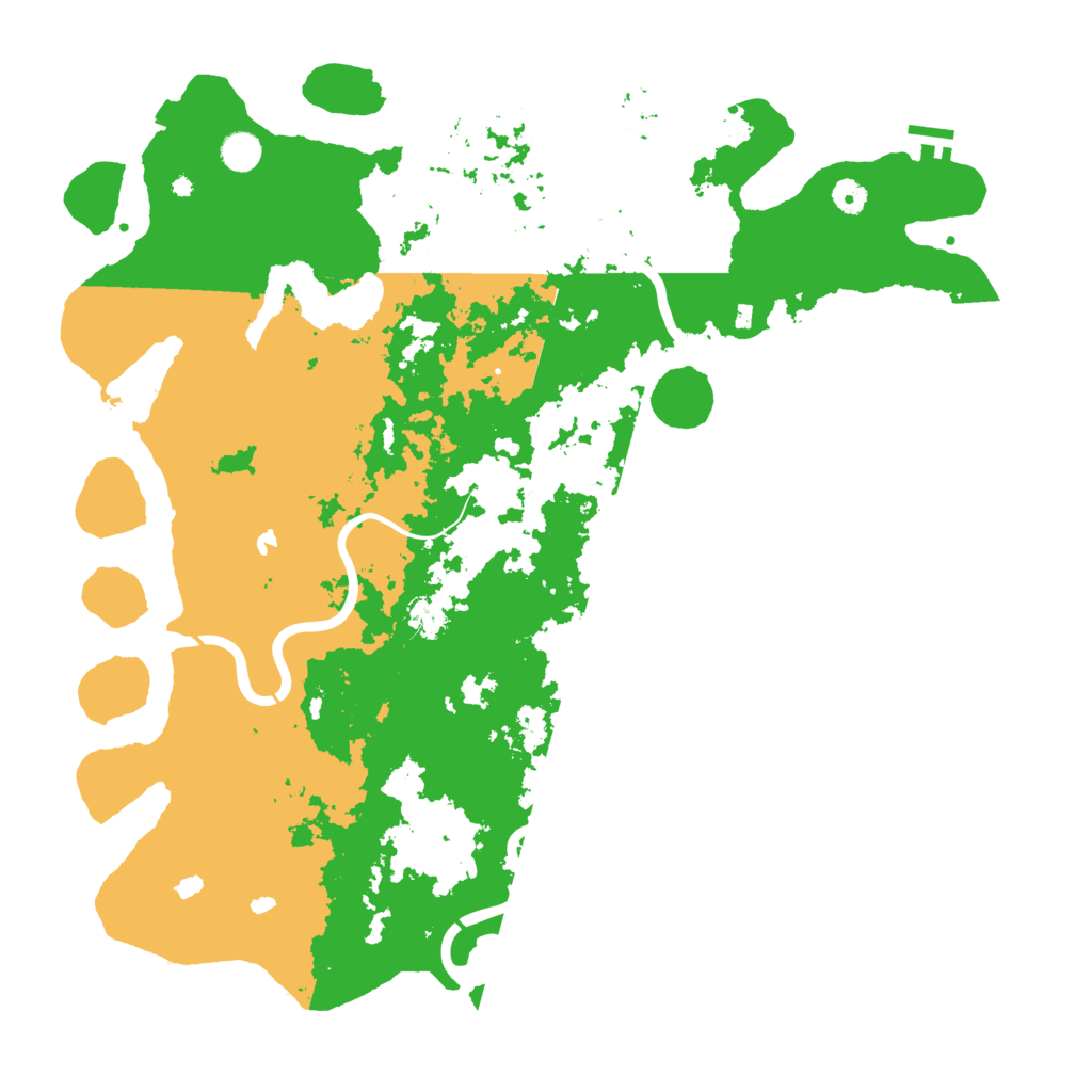 Biome Rust Map: Procedural Map, Size: 4800, Seed: 1825561812