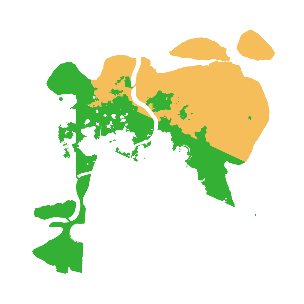 Biome Rust Map: Procedural Map, Size: 3000, Seed: 889487751