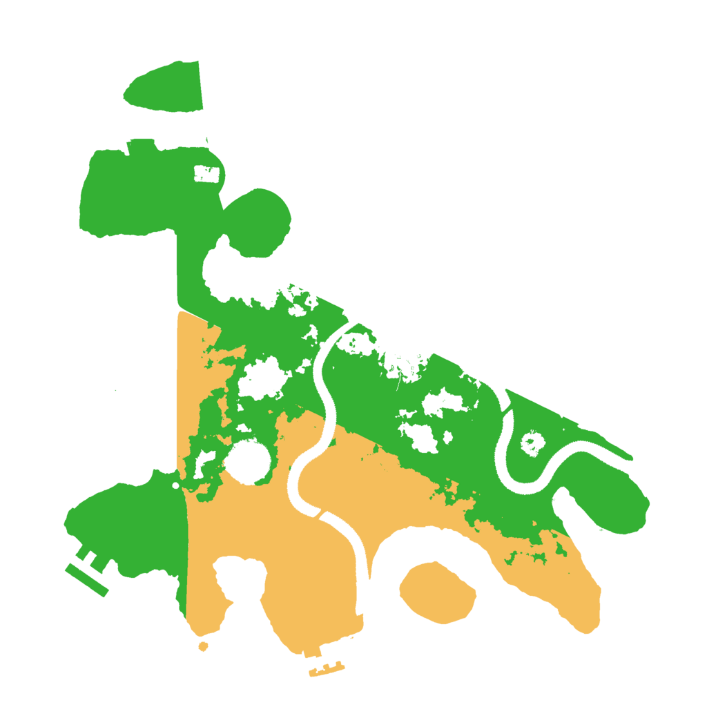 Biome Rust Map: Procedural Map, Size: 3000, Seed: 48312246