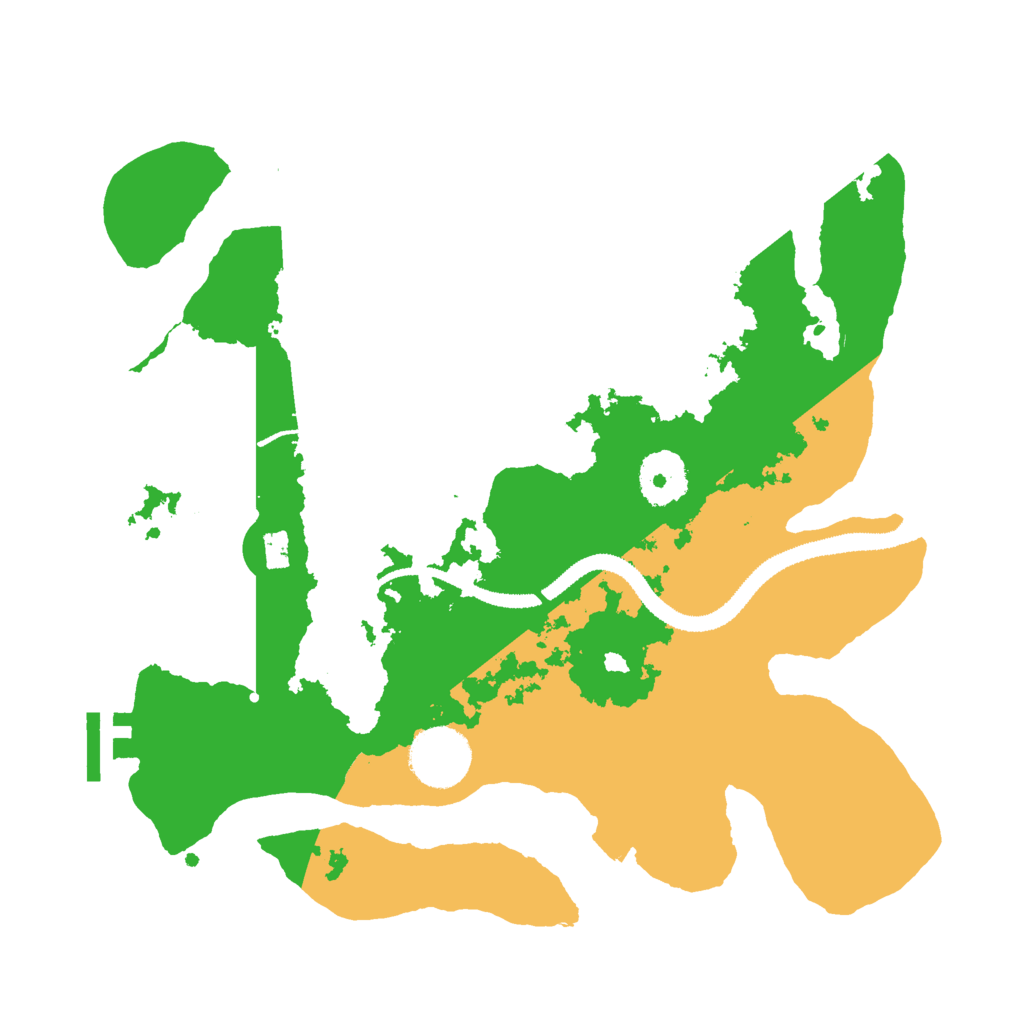 Biome Rust Map: Procedural Map, Size: 3000, Seed: 782451