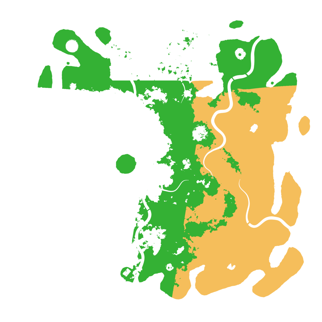 Biome Rust Map: Procedural Map, Size: 4500, Seed: 732516174