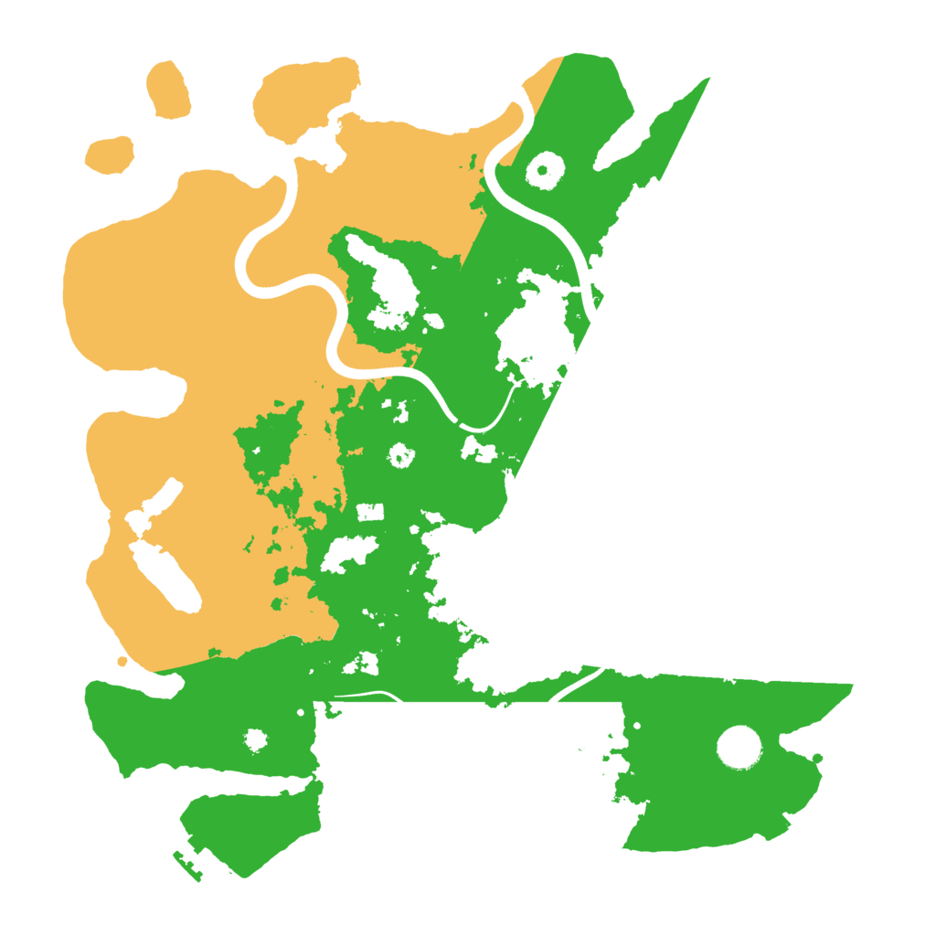 Biome Rust Map: Procedural Map, Size: 3750, Seed: 800807738