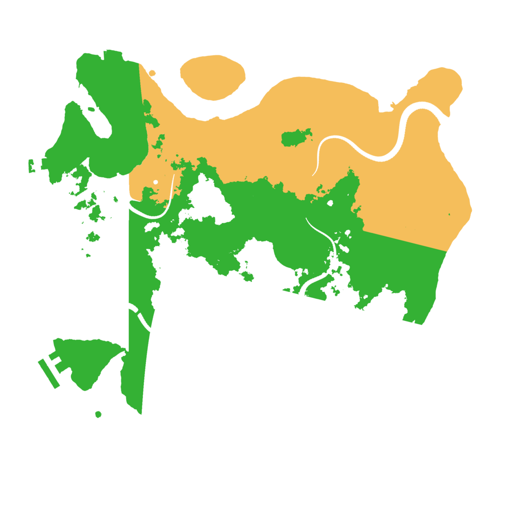 Biome Rust Map: Procedural Map, Size: 3250, Seed: 284844953