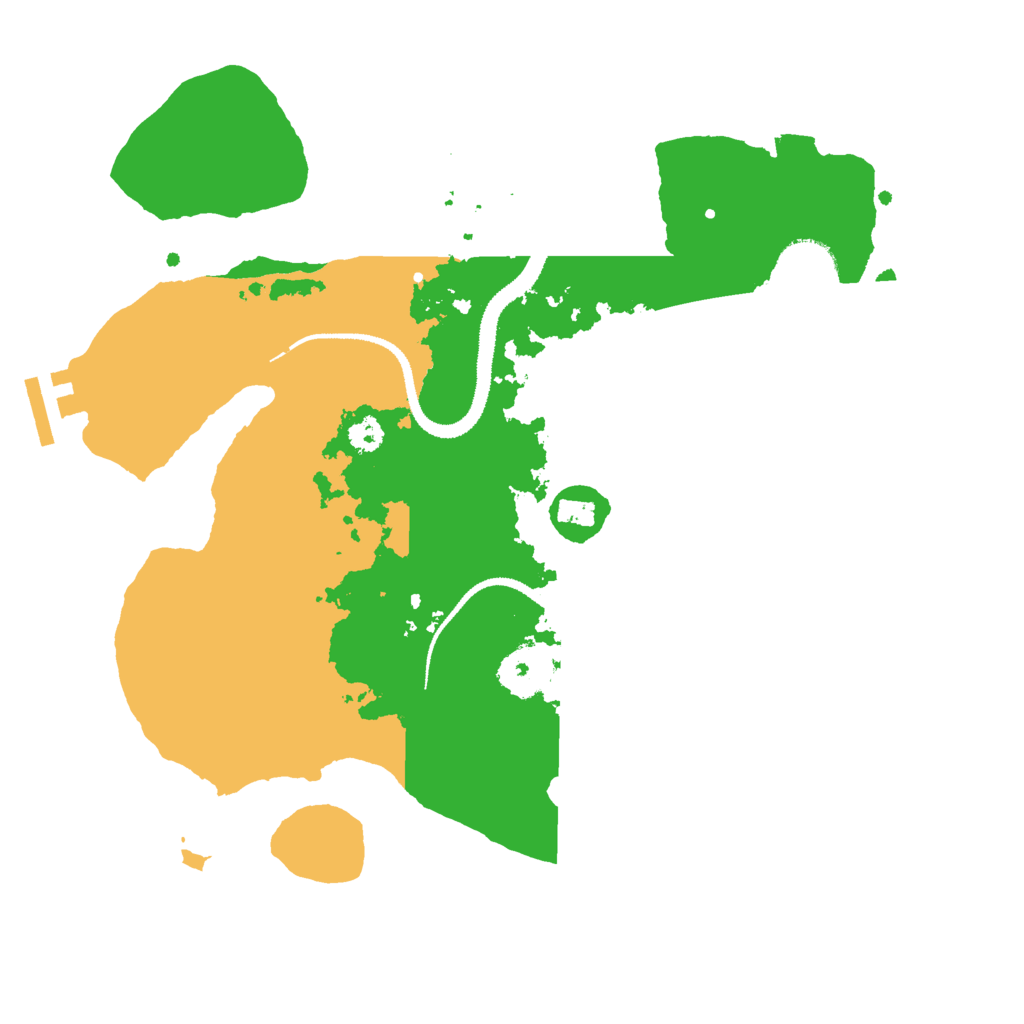 Biome Rust Map: Procedural Map, Size: 3000, Seed: 555751366