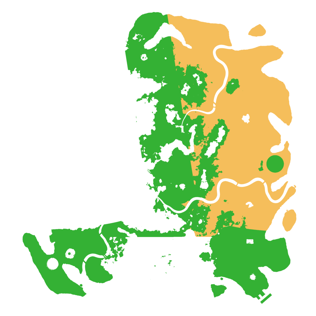 Biome Rust Map: Procedural Map, Size: 4800, Seed: 511480535