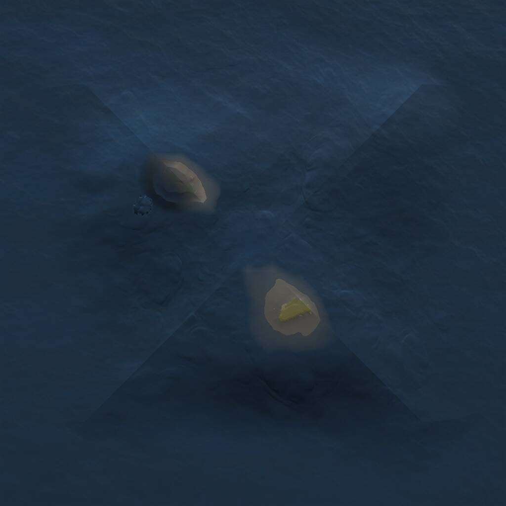 Rust Map: Procedural Map, Size: 1000, Seed: 136380888, 1 Monuments