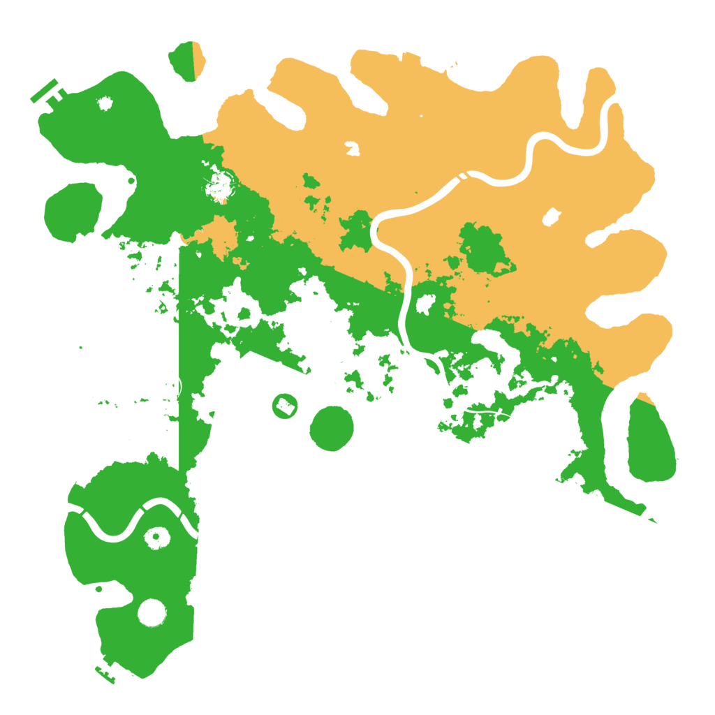 Biome Rust Map: Procedural Map, Size: 4500, Seed: 180386072
