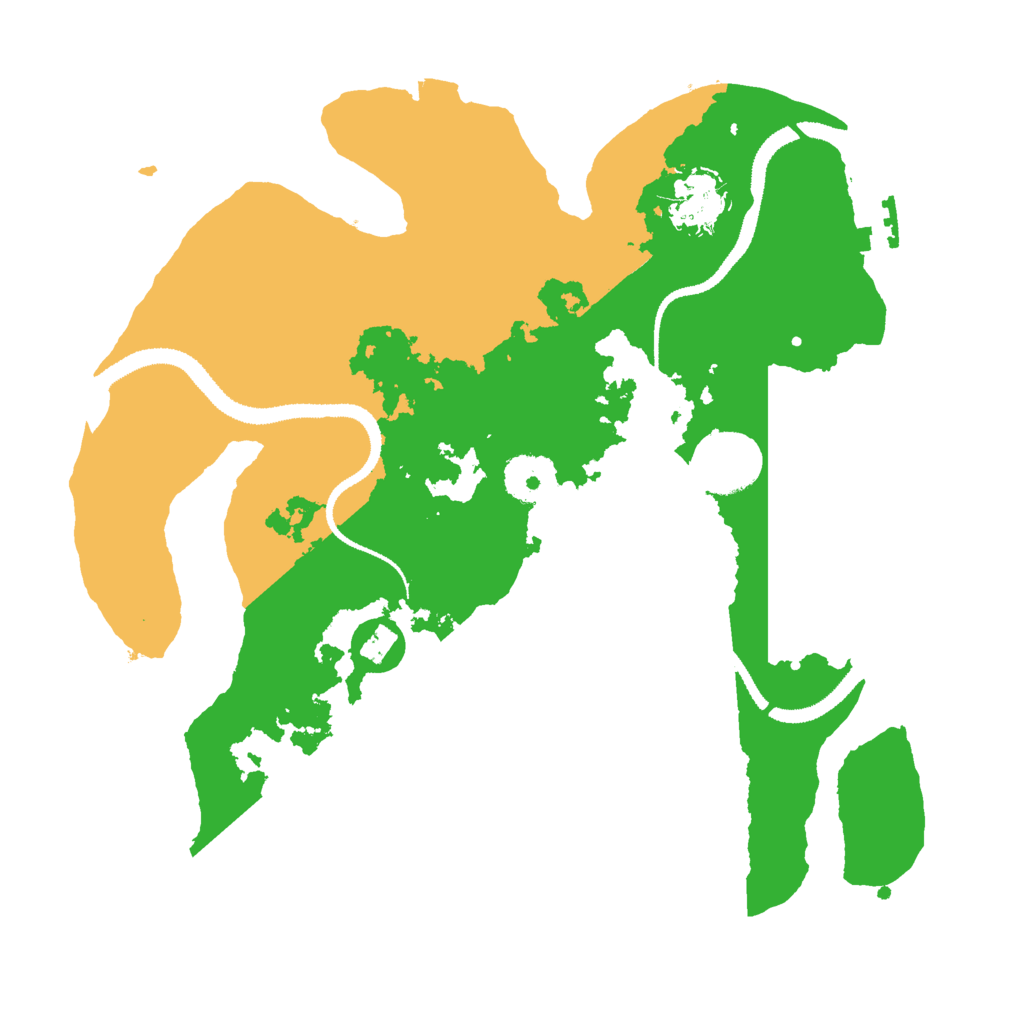 Biome Rust Map: Procedural Map, Size: 3000, Seed: 904198405