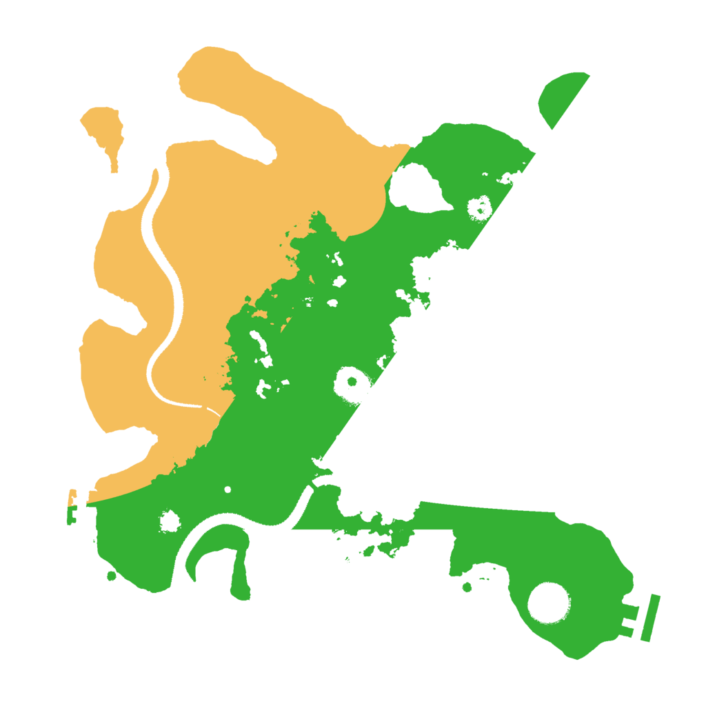 Biome Rust Map: Procedural Map, Size: 3000, Seed: 14016